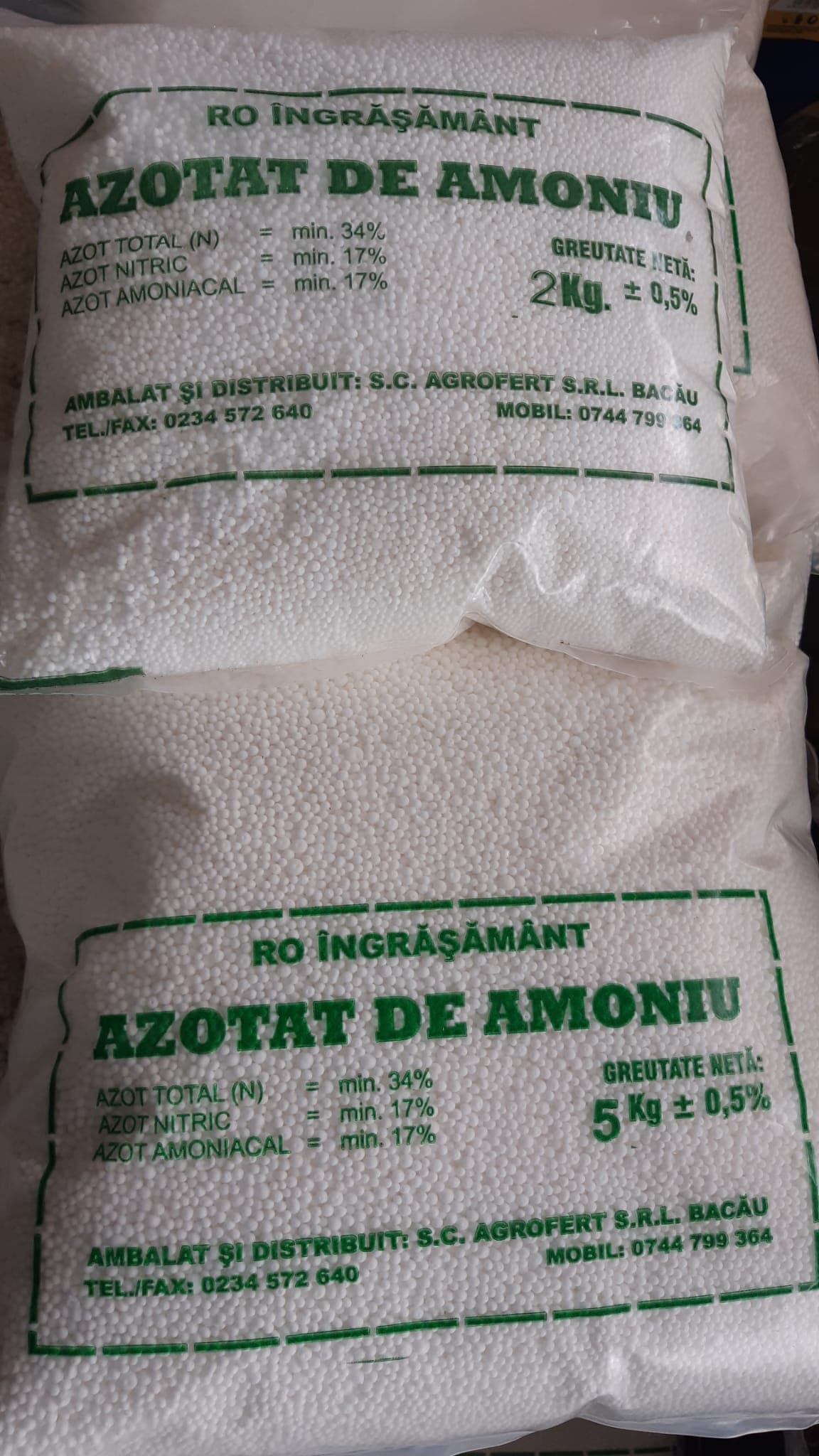azotat de amoniu